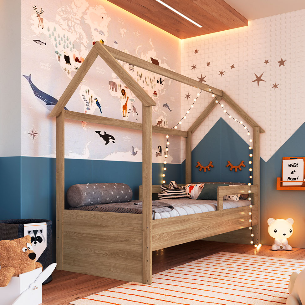 Cama Infantil Montessoriana Miney Aveiro