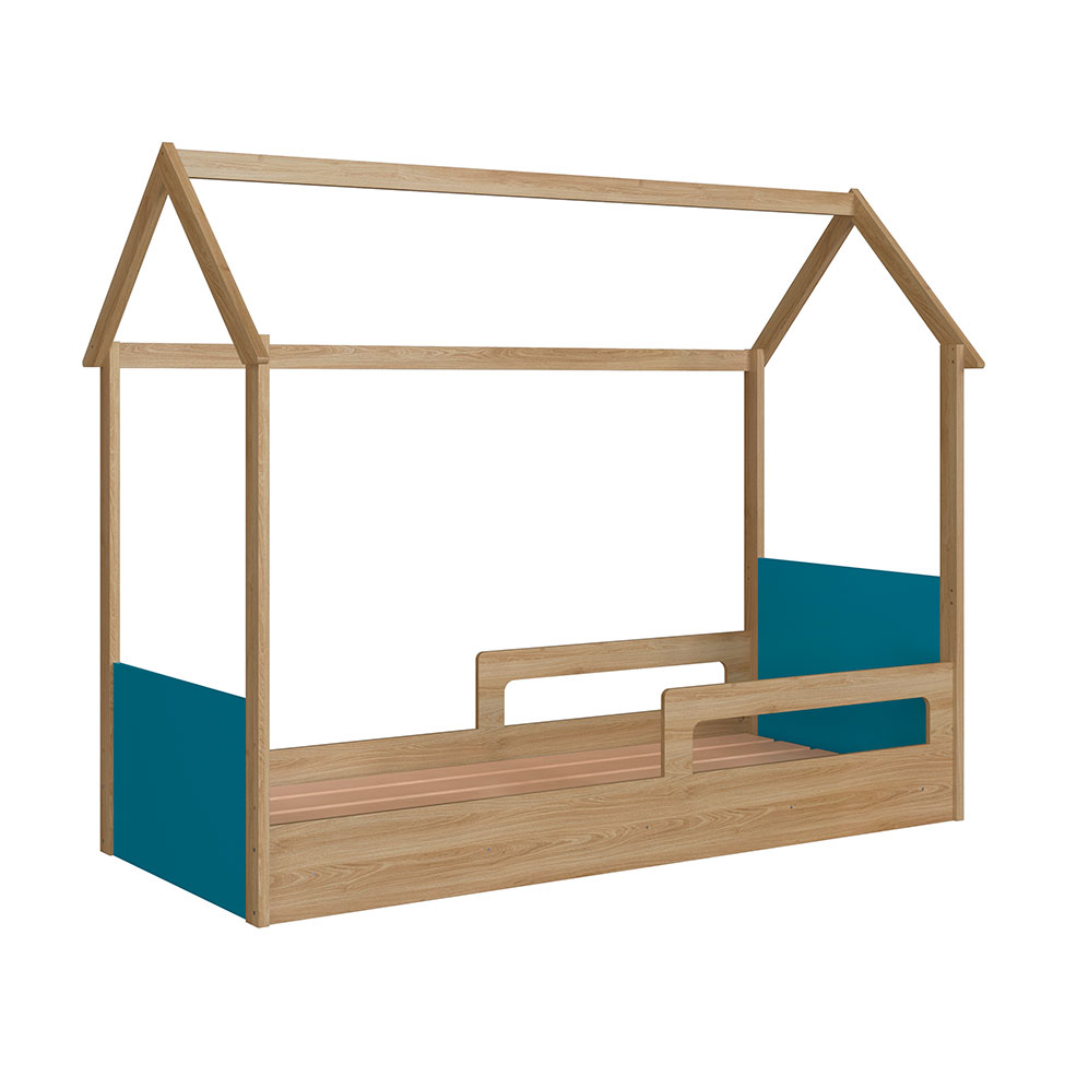 Cama Infantil Montessoriana Miney Aveiro e Azul