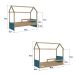Cama Infantil Montessoriana Miney Aveiro e Azul