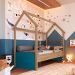 Cama Infantil Montessoriana Miney Aveiro e Azul
