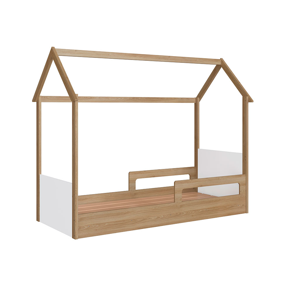 Cama Infantil Montessoriana Miney Aveiro e Branco