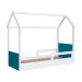 Cama Infantil Montessoriana Miney Branco e Azul