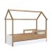 Cama Infantil Montessoriana com Cama Auxiliar Miney Aveiro e Branco