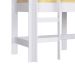 Cama Infantil Slide com Escorregador Branca