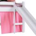 Cama Infantil Slide com Escorregador Branca e Rosa