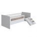 Cama Montessoriana Escada E Escorrega AFT010 Branco Comm