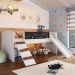 Cama Playground Com Escorregador E Rampa BY710 Branco Comm