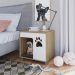 Casa Pet para Cachorro Oak e Almofada Marrom Completa Móveis