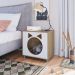 Casa Pet para Gato Oak com Almofada Marrom Completa Móveis