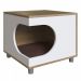 Casa Pet para Gato ou Cachorro Oak com Almofada Marrom