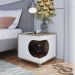 Casa Pet para Gato ou Cachorro Oak com Almofada Marrom