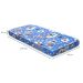Colchão Infantil Aconchego D18 (10x60x130cm) Azul Estampado