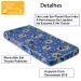 Colchao Para Berço Padrao Americano 130x70 cm BB864 Azul Comm