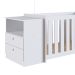 Conjunto de Berço com Cômoda Aconchego 2 GV Branco