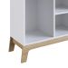 Estante Infantil Favo de Mel Branca 85x72 cm