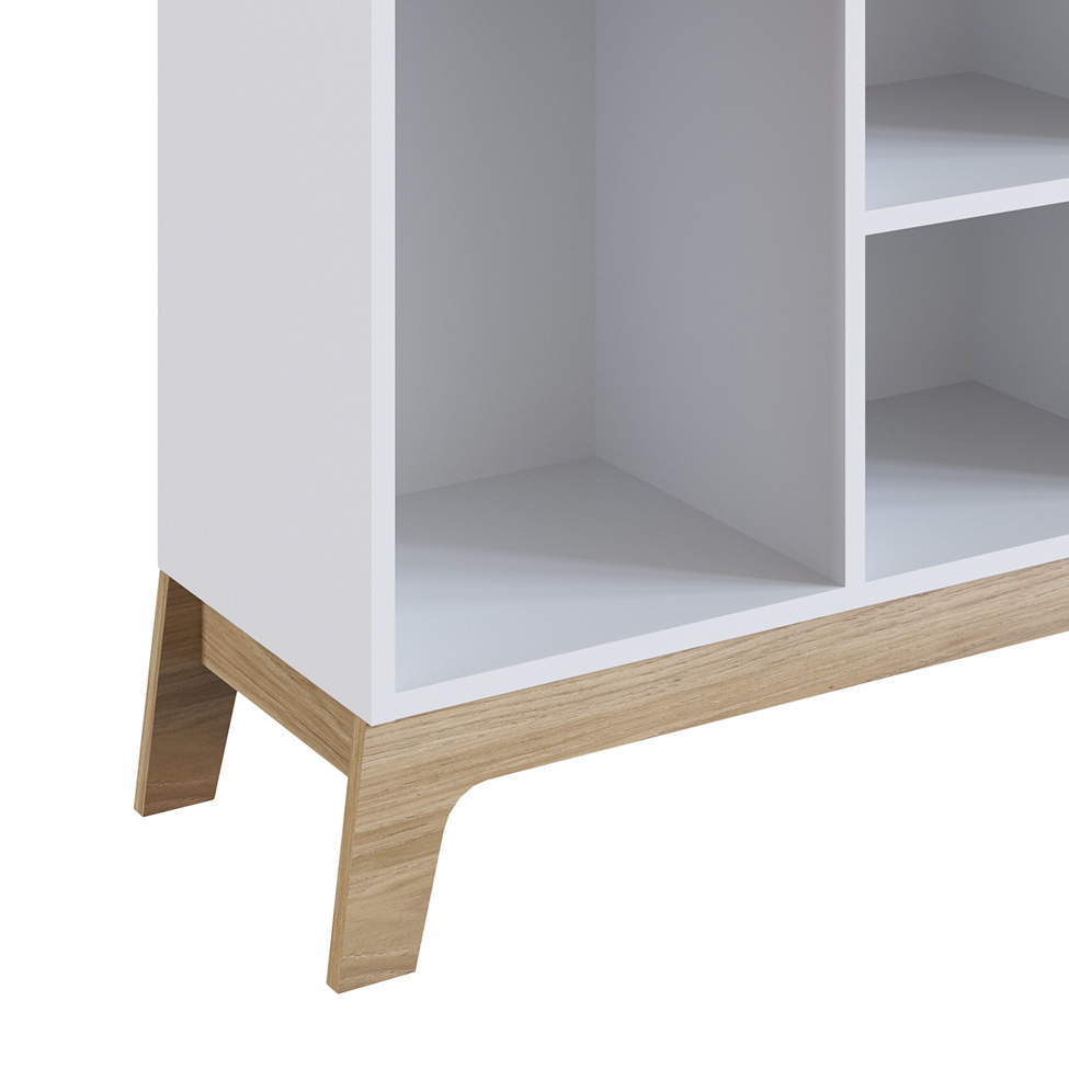 Estante Infantil Favo de Mel Branca 85x72 cm