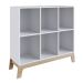 Estante Infantil Favo de Mel Branca 85x94 cm