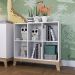 Estante Infantil Favo de Mel Branca 85x94 cm
