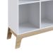 Estante Infantil Favo de Mel Branca 85x94 cm