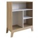 Estante Infantil Montessoriana com 4 Nichos Itapuã e Branco
