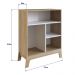 Estante Infantil Montessoriana com 4 Nichos Itapuã e Branco