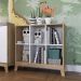 Estante Infantil Montessoriana com 6 Nichos Itapuã e Branco