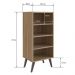 Estante Retrô com 03 Prateleiras Oak com Largura 38,5cm