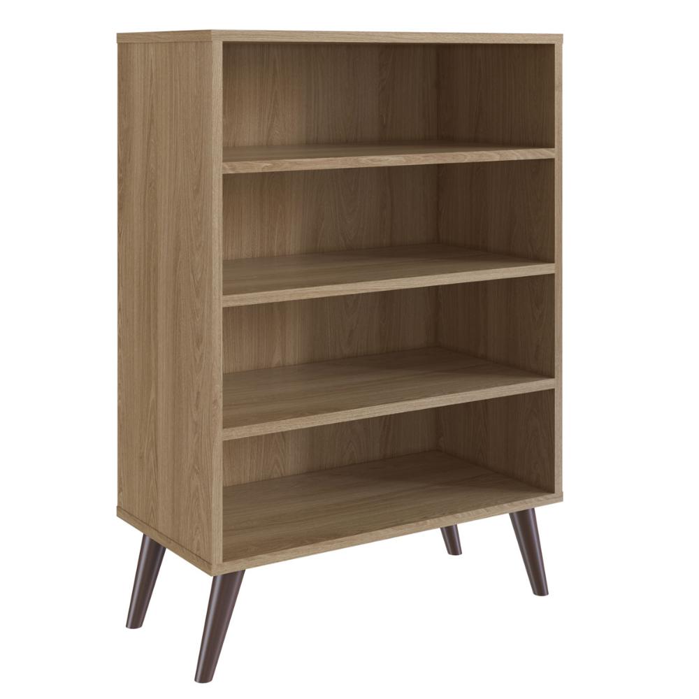 Estante Retrô com 03 Prateleiras Oak com Largura 60cm