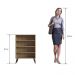 Estante Retrô com 03 Prateleiras Oak com Largura 60cm