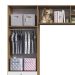 Guarda-Roupa Infantil Aconchego 4 Portas 2 Gavetas Branco e Nogal