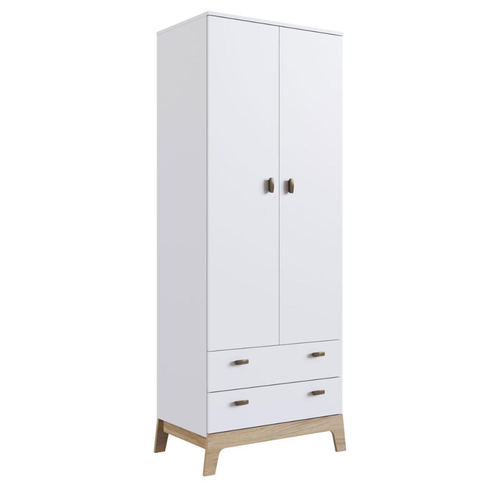 Guarda-Roupas Infantil 02 Portas e 02 Gavetas Branco Itapuã