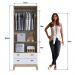 Guarda-Roupas Infantil 02 Portas e 02 Gavetas Itapuã Branco