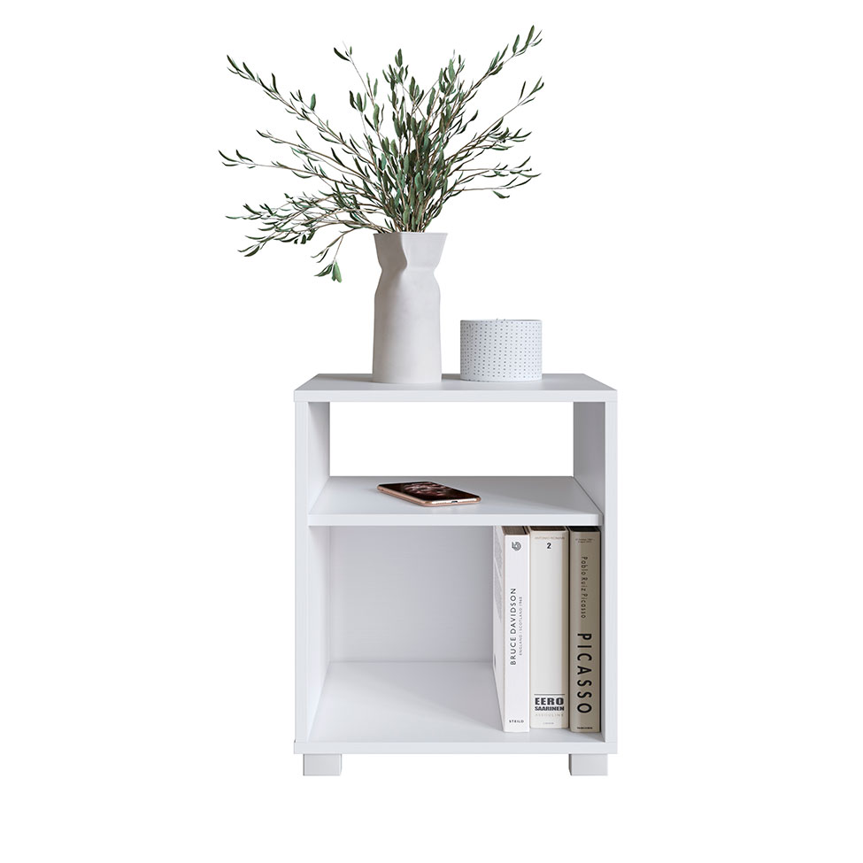 Mesa de Cabeceira Siena Branca