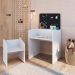 Mesinha Infantil com Lousa e Cadeira Le Petit Branco
