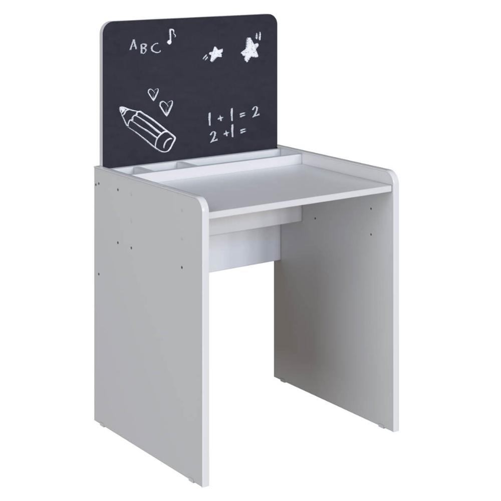 Mesinha Infantil com Lousa e Cadeira Le Petit Branco