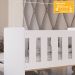 Mini Berço Moises Sem Colchao 2 Gavetas BY510 Branco Comm