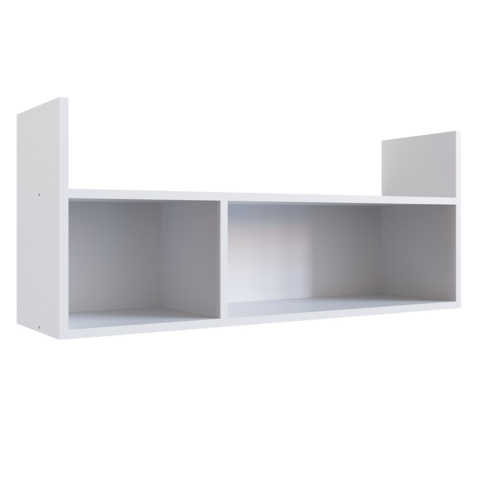 Nicho Infantil Favo de Mel Branco 39x90 cm