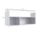 Nicho Infantil Favo de Mel Branco 39x90 cm