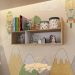 Nicho Infantil com Livreiro Itapuã e Branco Completa Móveis