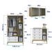 Quarto Infantil 5 Peças Favo de Mel FM036 Itapua Branco Completa Moveis