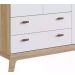 Quarto Infantil 5 Peças Favo de Mel FM036 Itapua Branco Completa Moveis
