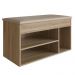 Sapateira Baú Oak com Tampo Estofado Completa Móveis