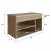 Sapateira Baú Oak com Tampo Estofado Completa Móveis