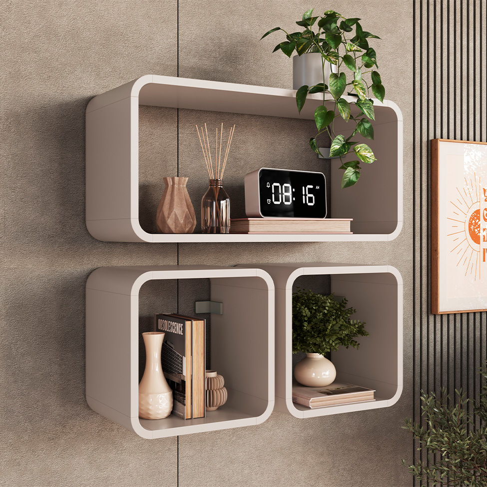 Nicho Curve Bege Dunas 30 cm x 62,5 cm