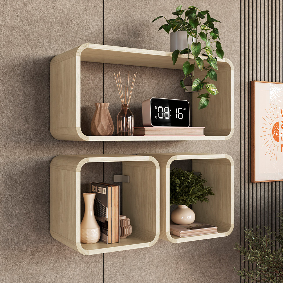 Nicho Curve Carvalho Araguaiana 30 cm x 62,5 cm