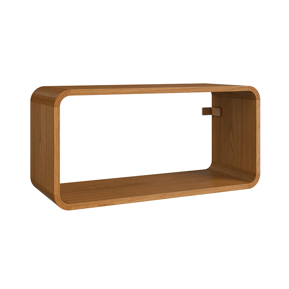 Nicho Curve Carvalho Xingu 30 cm x 62,5 cm