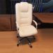 Cadeira Escritório Presidente Classic Branca Cromada CompreAlegre com Relax 100% Nacional