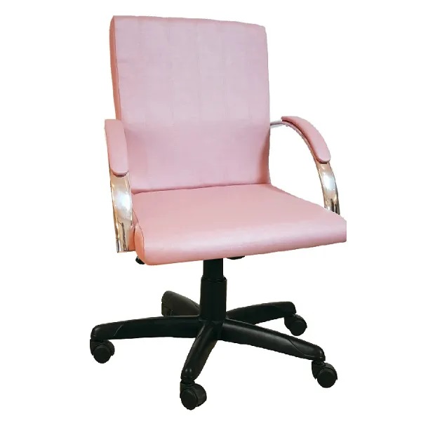 Cadeira Escritório Work Rosê Gold Base Preta Comprealegre com Relax 100% Nacional