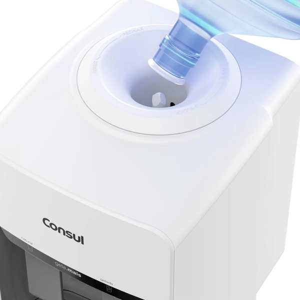 Bebedouro de Mesa para Garrafão Consul Gela Mais Compressor Branco CJD42 110V