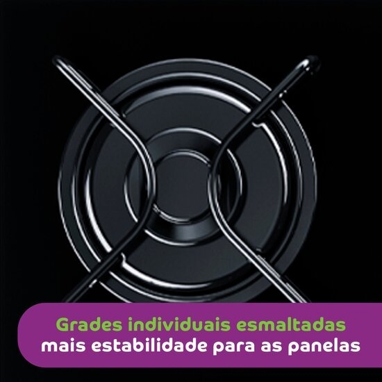 Cooktop 4 bocas Consul com Controle Fácil e Acendimento Automático - CD060AE
